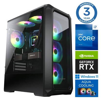 Изображение INTOP AQUA i7-14700F 32GB DDR5 500SSD M.2 NVME+4TB RTX5050 8GB WIN11