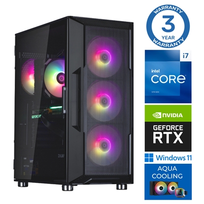 Изображение INTOP AQUA i7-14700F 32GB DDR5 500SSD M.2 NVME+4TB RTX5050 8GB WIN11Pro