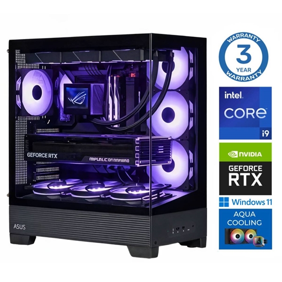 Picture of INTOP AQUA i9-14900KF 32GB DDR5 2TB SSD M.2 NVME+4TB RTX5070 12GB WIN11