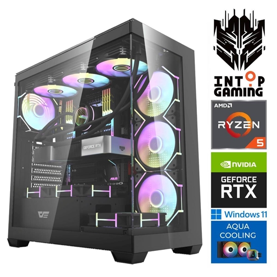 Picture of INTOP AQUA Ryzen 5 7500X3D 32GB DDR5 1TB SSD M.2 NVME+4TB RTX5080 16GB
 WIN11