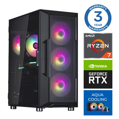 Изображение INTOP AQUA Ryzen 7 7700X 16GB DDR5 1TB SSD M.2 NVME+4TB RTX5050 8GB no-OS