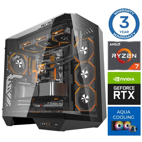 Изображение INTOP AQUA Ryzen 7 7700X 16GB DDR5 1TB SSD M.2 NVME+4TB RTX5070Ti 16GB
 no-OS