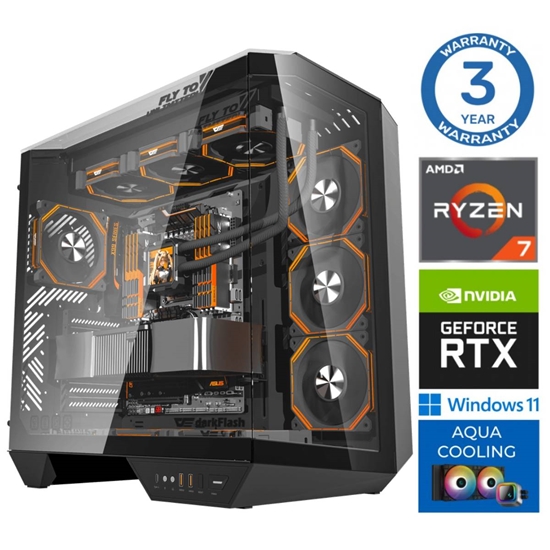 Изображение INTOP AQUA Ryzen 7 7700X 16GB DDR5 1TB SSD M.2 NVME+4TB RTX5070Ti 16GB
 WIN11Pro
