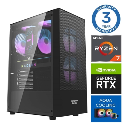 Изображение INTOP AQUA Ryzen 7 7700X 16GB DDR5 500SSD M.2 NVME+4TB RTX5060Ti 16GB no-OS
