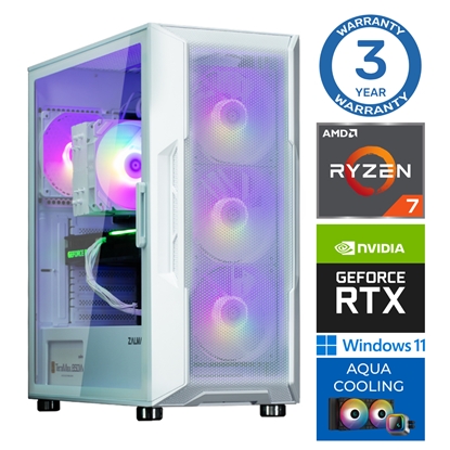 Изображение INTOP AQUA Ryzen 7 7700X 32GB DDR5 2TB SSD M.2 NVME+4TB RTX5050 8GB WIN11Pro