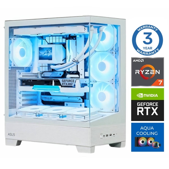 Изображение INTOP AQUA Ryzen 7 7700X 64GB DDR5 1TB SSD M.2 NVME+4TB RTX5050 8GB no-OS