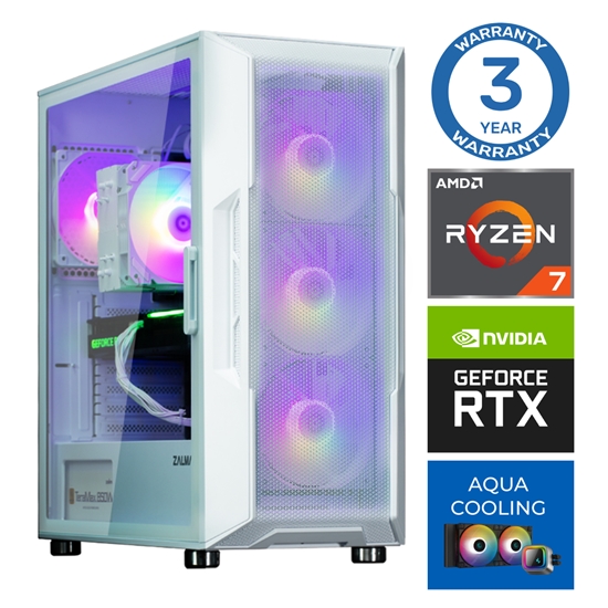 Изображение INTOP AQUA Ryzen 7 7700X 64GB DDR5 500SSD M.2 NVME+4TB RTX5050 8GB no-OS