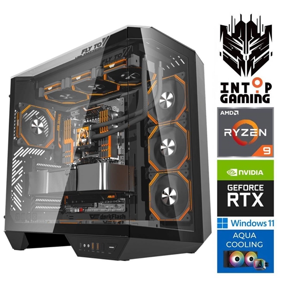 Изображение INTOP AQUA Ryzen 9 9900x 32GB DDR5 1TB SSD M.2 NVME+4TB RTX5080 16GB
 WIN11