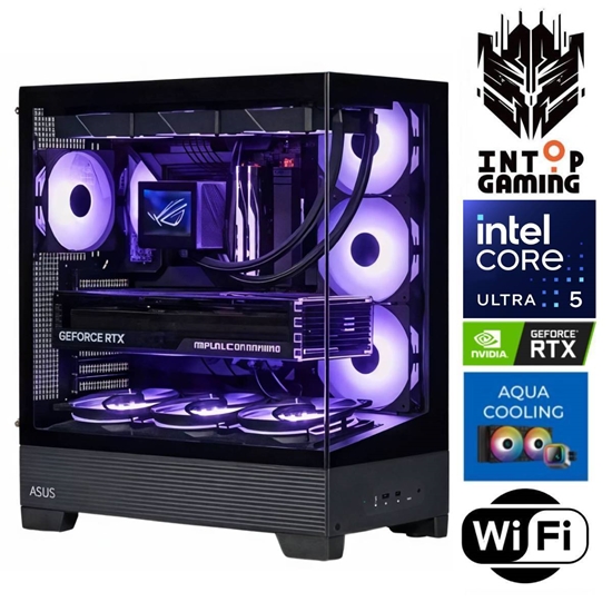 Изображение INTOP AQUA Ultra 5 245KF 32GB DDR5 1TB SSD M.2 NVME+4TB RTX5050 8GB WiFi no-OS