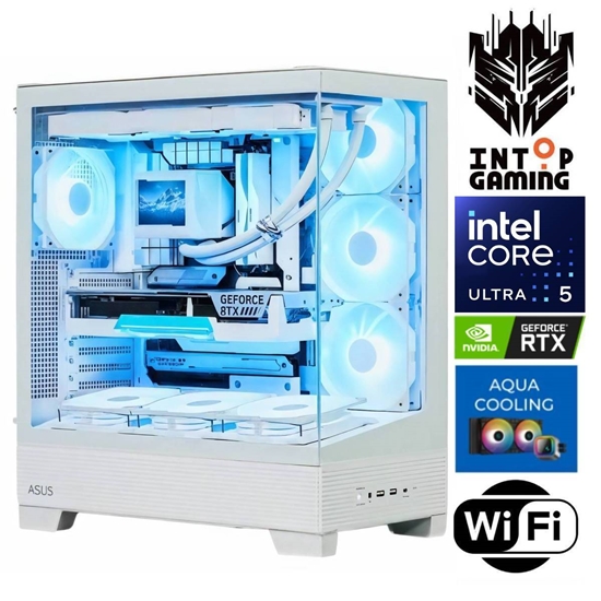 Изображение INTOP AQUA Ultra 5 245KF 32GB DDR5 1TB SSD M.2 NVME+4TB RTX5060Ti 16GB WiFi no-OS