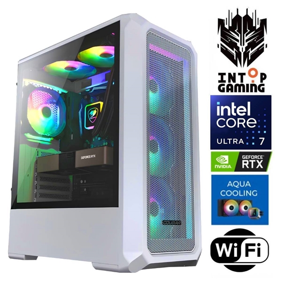 Изображение INTOP AQUA Ultra 7 265KF 16GB DDR5 1TB SSD M.2 NVME+4TB RTX5050 8GB WiFi no-OS