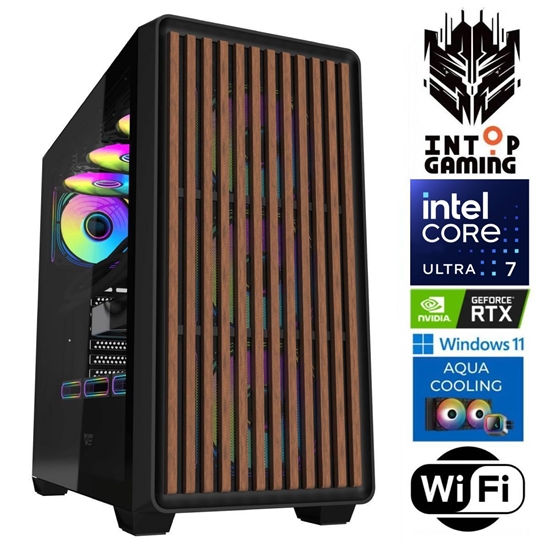 Изображение INTOP AQUA Ultra 7 265KF 16GB DDR5 1TB SSD M.2 NVME+4TB RTX5050 8GB WiFi WIN11Pro
