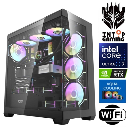 Изображение INTOP AQUA Ultra 7 265KF 16GB DDR5 1TB SSD M.2 NVME+4TB RTX5060 8GB WiFi no-OS