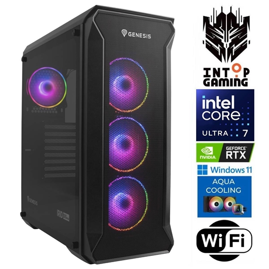 Изображение INTOP AQUA Ultra 7 265KF 16GB DDR5 1TB SSD M.2 NVME+4TB RTX5070Ti 16GB
 WiFi WIN11Pro