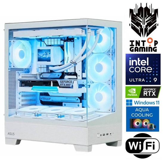 Picture of INTOP AQUA Ultra 9 285K 32GB DDR5 1TB SSD M.2 NVME+4TB RTX5070Ti 16GB
 WiFi WIN11