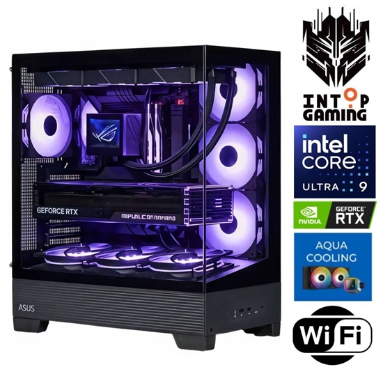 Picture of INTOP AQUA Ultra 9 285K 64GB DDR5 2TB SSD M.2 NVME+4TB RTX5070Ti 16GB
 WiFi no-OS