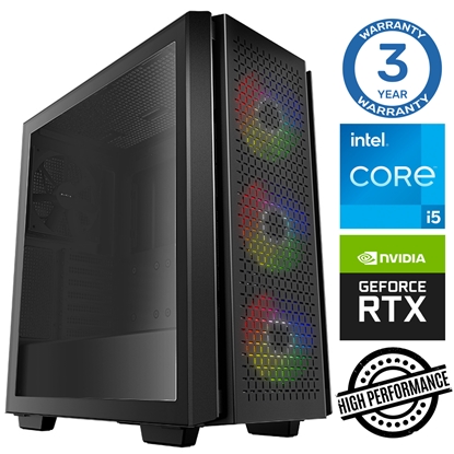 Attēls no INTOP i5-12400F 32GB 500SSD M.2 NVME+4TB RTX3050 6GB no-OS