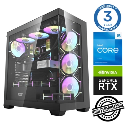 Attēls no INTOP i5-14400F 64GB DDR5 1TB SSD M.2 NVME+4TB RTX5060 8GB no-OS