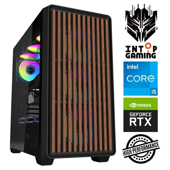 Picture of INTOP i5-14400F 64GB DDR5 1TB SSD M.2 NVME+4TB RTX5060Ti 8GB no-OS