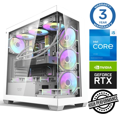 Attēls no INTOP i5-14400F 64GB DDR5 1TB SSD M.2 NVME+4TB RTX5060Ti 8GB no-OS