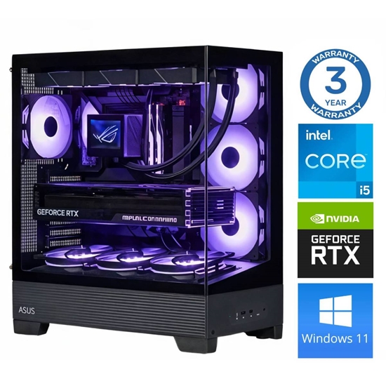 Picture of INTOP i5-14400F 64GB DDR5 1TB SSD M.2 NVME+4TB RTX5060Ti 8GB WIN11