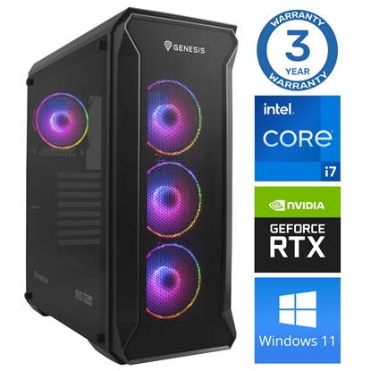 Attēls no INTOP i7-12700F 16GB 1TB SSD M.2 NVME+4TB RTX5060Ti 16GB WIN11