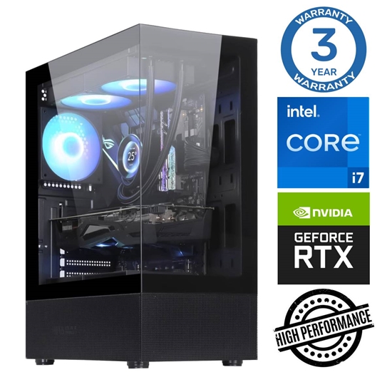 Picture of INTOP i7-12700F 16GB 1TB SSD M.2 NVME+4TB RTX5060Ti 8GB no-OS