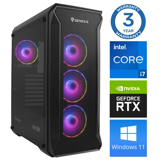 Изображение INTOP i7-12700F 16GB 500SSD M.2 NVME+4TB RTX5060Ti 16GB WIN11Pro