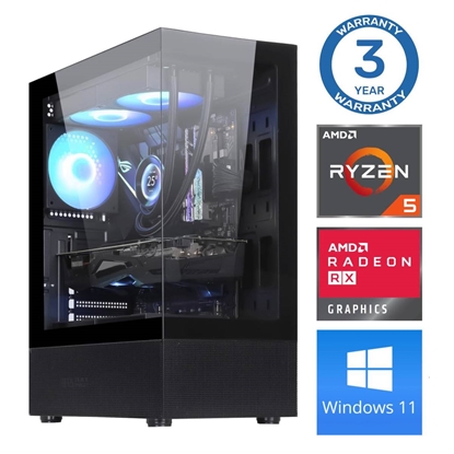 Изображение INTOP Ryzen 5 5500 32GB 500SSD M.2 NVME+4TB RX580 8GB WIN11
