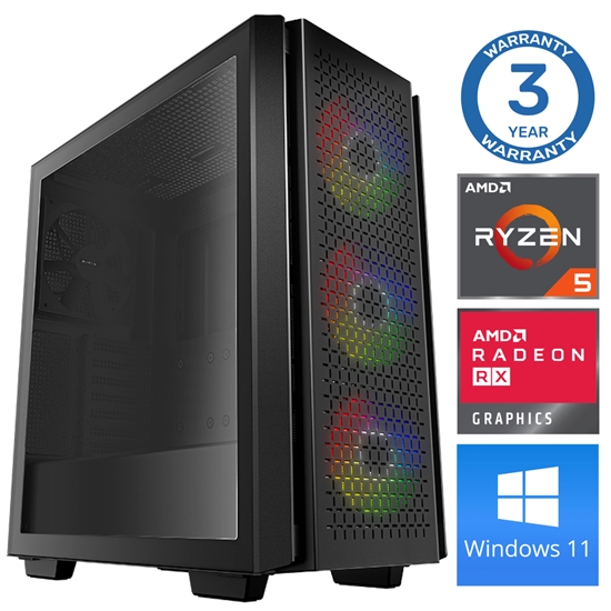 Изображение INTOP Ryzen 5 5600X 32GB 500SSD M.2 NVME+4TB RX580 8GB WIN11Pro