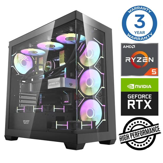 Изображение INTOP Ryzen 5 7500F 64GB DDR5 1TB SSD M.2 NVME+4TB RTX5050 8GB no-OS