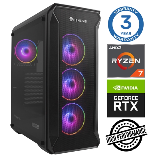 Picture of INTOP Ryzen 7 5700X 32GB 250SSD M.2 NVME+4TB RTX5050 8GB no-OS