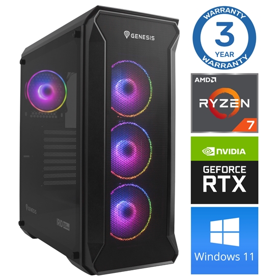 Picture of INTOP Ryzen 7 5700X 32GB 250SSD M.2 NVME+4TB RTX5070Ti 16GB
 WIN11Pro