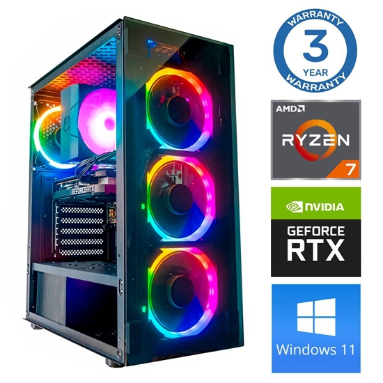 Picture of INTOP Ryzen 7 5700X 32GB 500SSD M.2 NVME+4TB RTX5050 8GB WIN11Pro