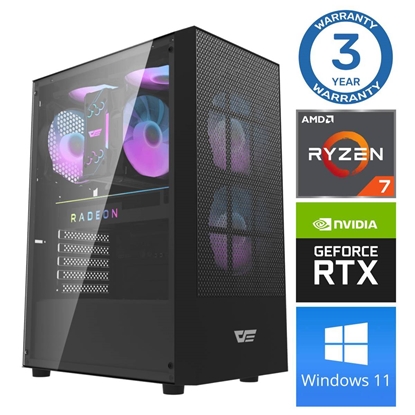 Picture of INTOP Ryzen 7 7700X 64GB DDR5 1TB SSD M.2 NVME+4TB RTX5060 8GB WIN11