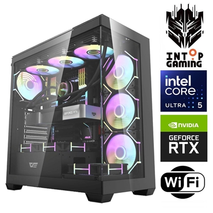 Attēls no INTOP Ultra 5 245KF 64GB DDR5 1TB SSD M.2 NVME+4TB RTX5060Ti 16GB WiFi no-OS