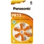 Attēls no Izmērs 13, Dzirdes Aparāta Baterija, Panasonic Zn-Air PR48 iepakojumā 6 gb.