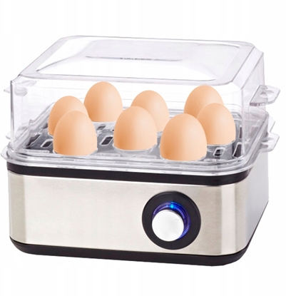 Attēls no Jajowar Tiross Urzdzenie do gotowania jajek, Jajowar automatyczny do 8 jajek, 3 tryby, 500W, TIROSS TS-2302