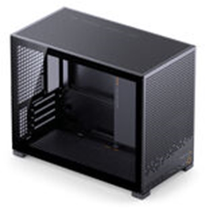 Attēls no Jonsbo D32 PRO Black PC Case  Mini Case  mATX  Tempered Glass - Black
