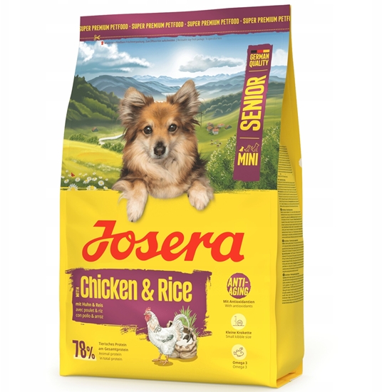 Изображение Josera Mini Senior z kurczakiem i ryem 3kg (50014957)