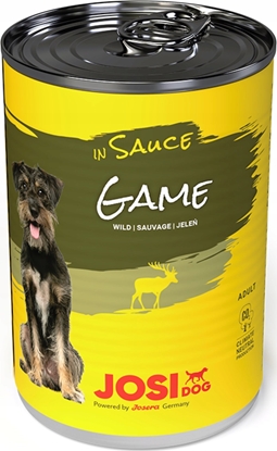 Изображение JosiDog Dziczyzna w sosie - mokra karma dla psa - 415 g (30003168)