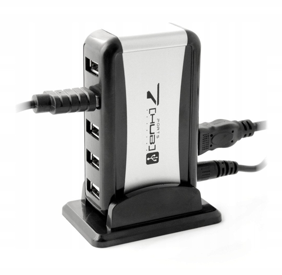 Изображение K462A HUB 2.0 USB 7 PORT + ZASILACZ NEW