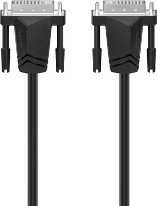 Изображение Kabel Hama DVI-I - DVI-I 1.5m czarny (002007060000)