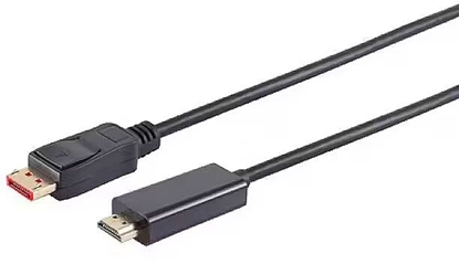 Picture of Kabel Icidu Kabel Brackton DisplayPort v1.4 - HDMI v2.0 4K 60Hz 5m 4250923700211 DP4-HD6-0500.B (4250923700211)