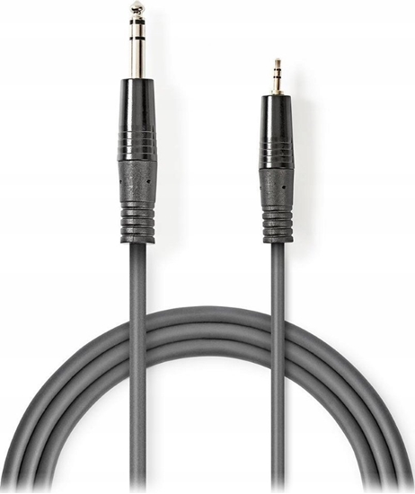 Picture of Kabel Nedis COTH23205GY30 kabel audio 3 m 6.35mm 3.5mm Szary