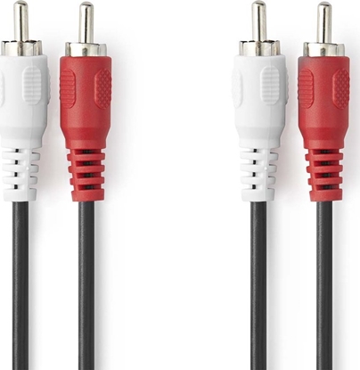 Attēls no Kabel Nedis Nedis CAGL24200BK10 kabel audio 1 m 2 x RCA Czarny