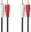 Изображение Kabel Nedis Nedis CAGL24200BK10 kabel audio 1 m 2 x RCA Czarny
