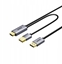 Picture of Kabel Unitek DisplayPort - HDMI + USB-A 1.8m czarny (V1714AGY01)