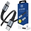 Picture of Kabel USB 3MK USB-C - USB-C 2 m Czarny (5903108680196)