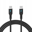 Изображение Kabel USB Akyga USB-C - USB-A 1 m Czarny (AK-USB-67)
